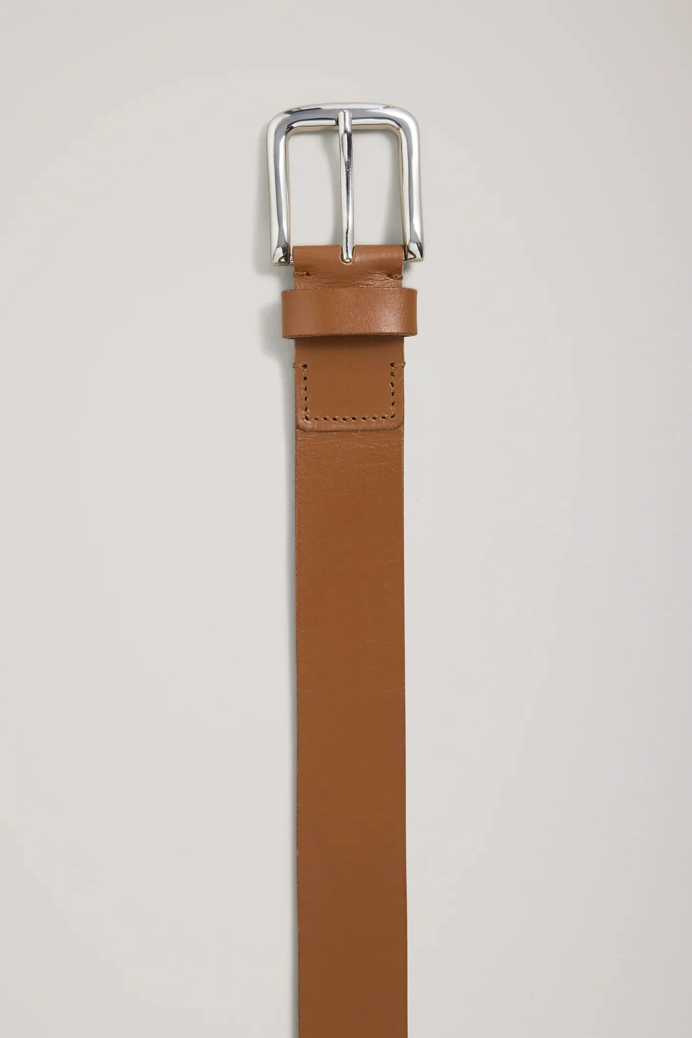 A Emery Leroy Belt in Deep Tan