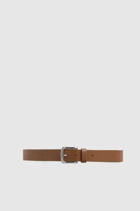 A Emery Leroy Belt in Deep Tan