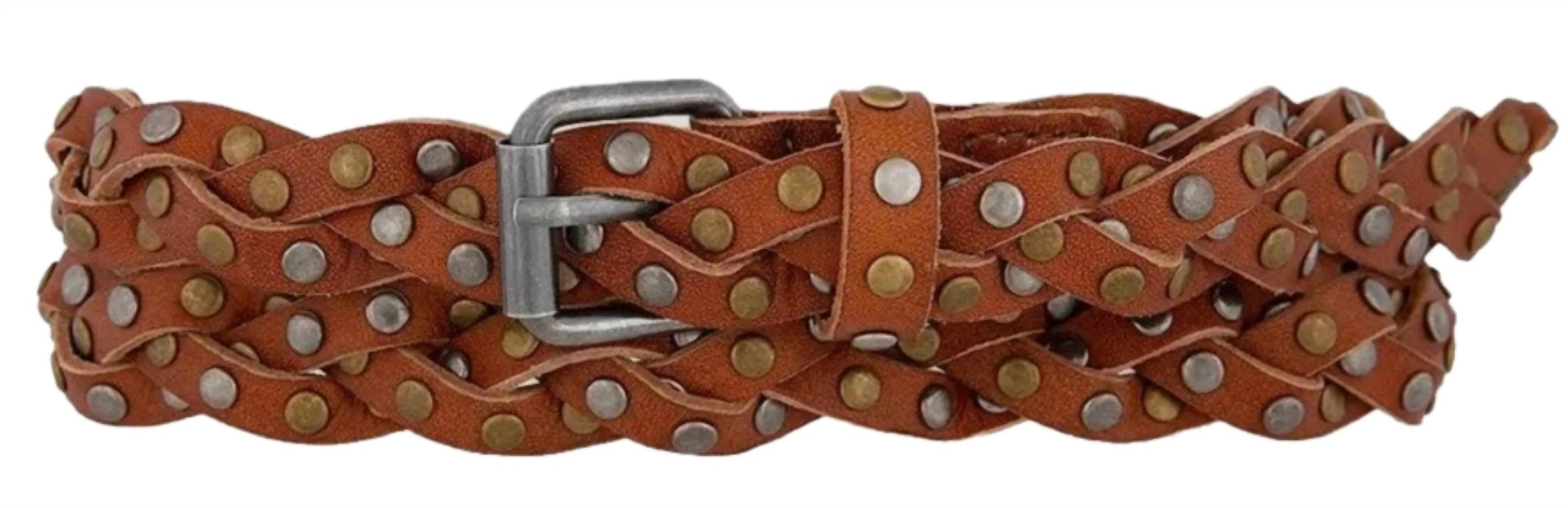 Amara Studded Braided Belt