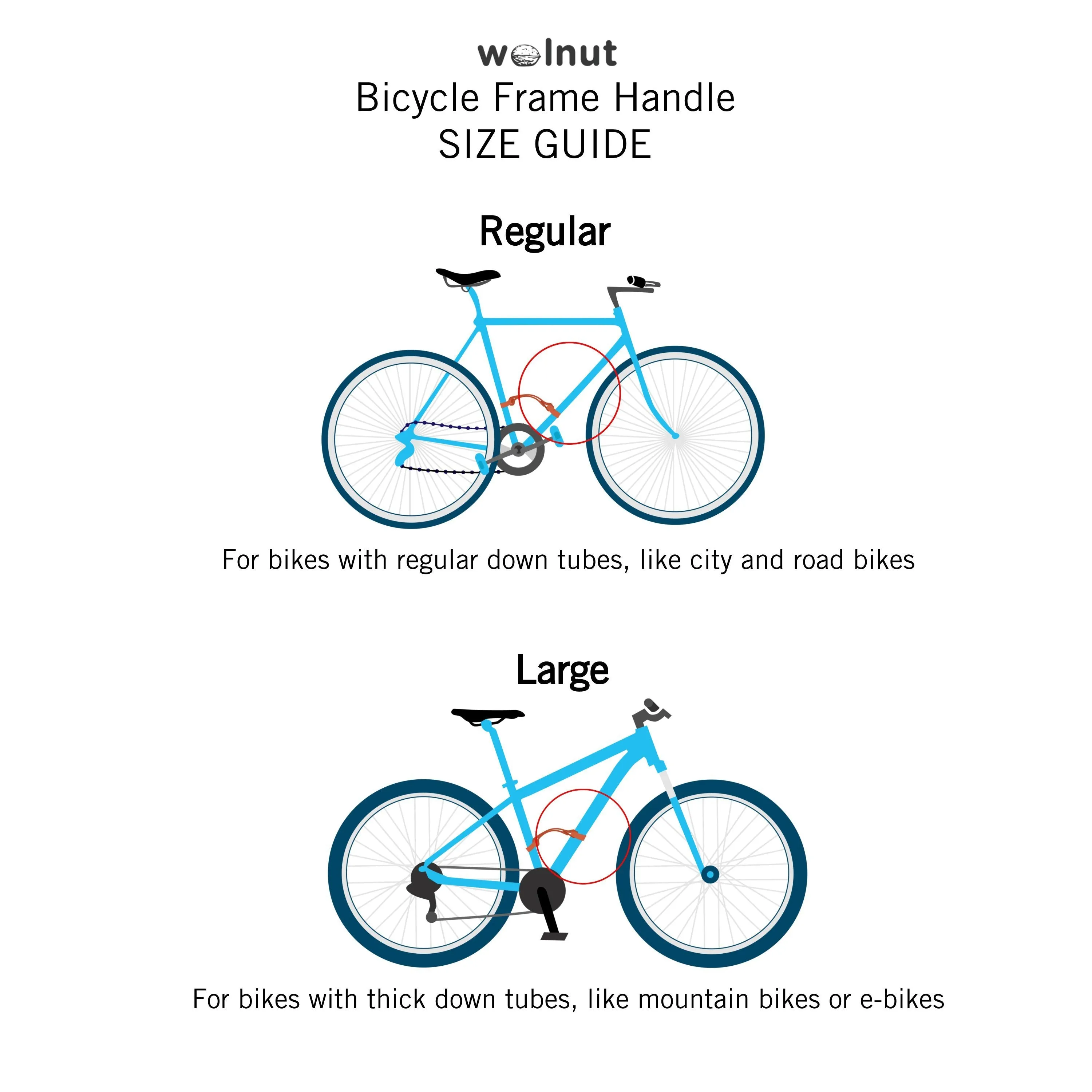 Bicycle Frame Handle - "Little Lifter"