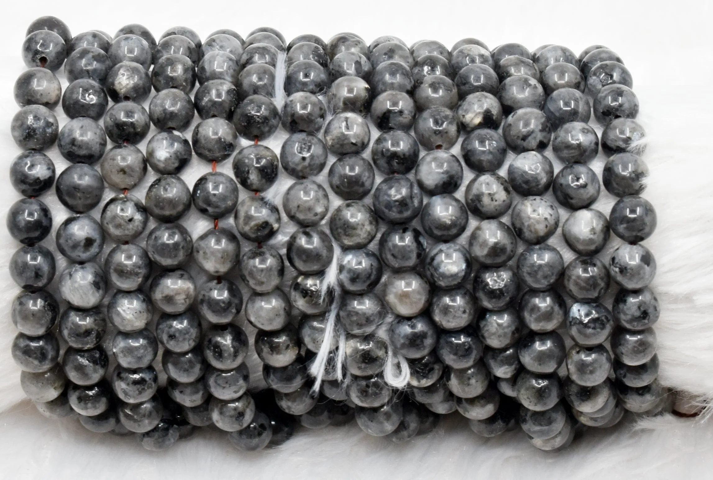 Black Labradorite  Beads, Natural Round Crystal Beads 4mm to 12mm