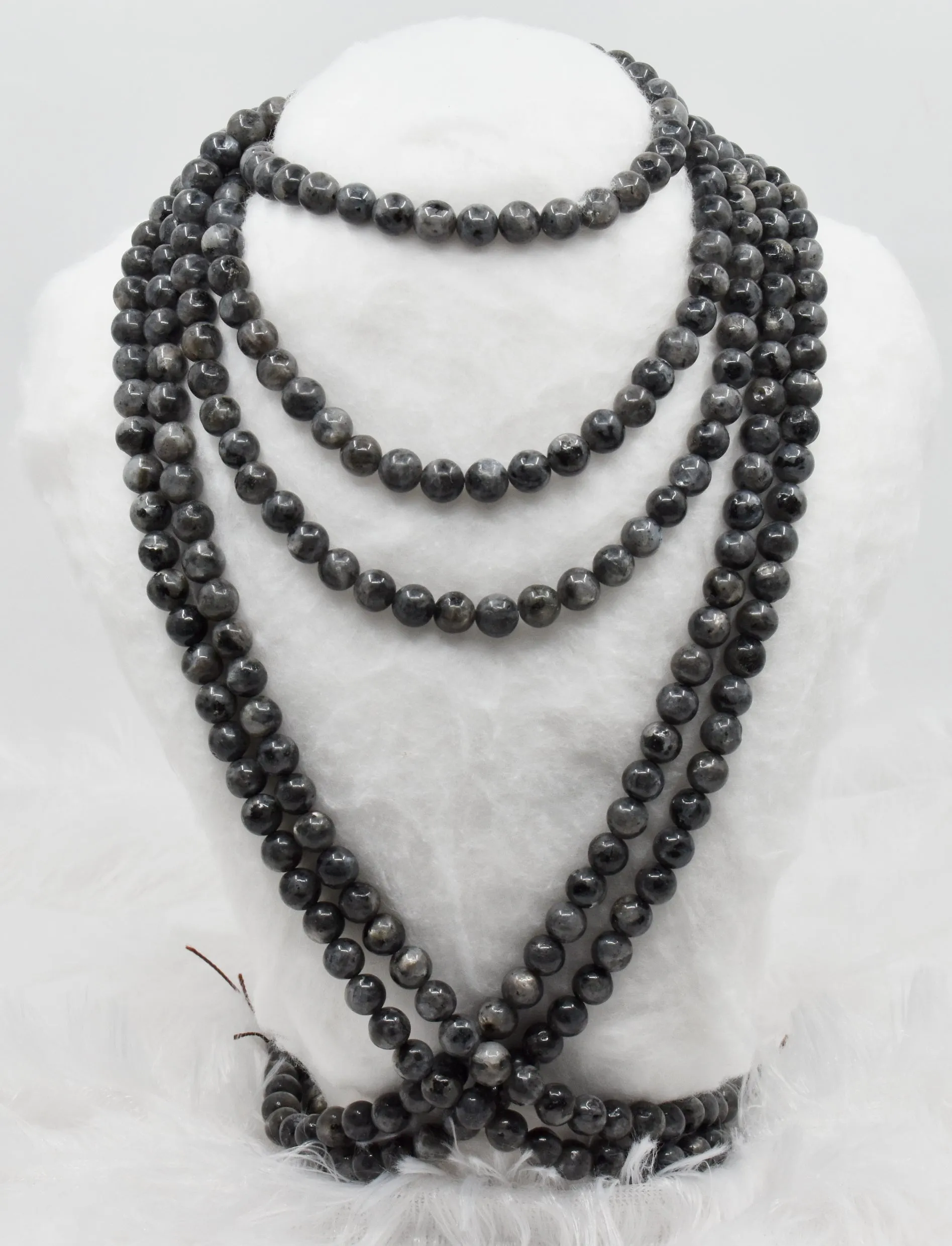 Black Labradorite  Beads, Natural Round Crystal Beads 4mm to 12mm