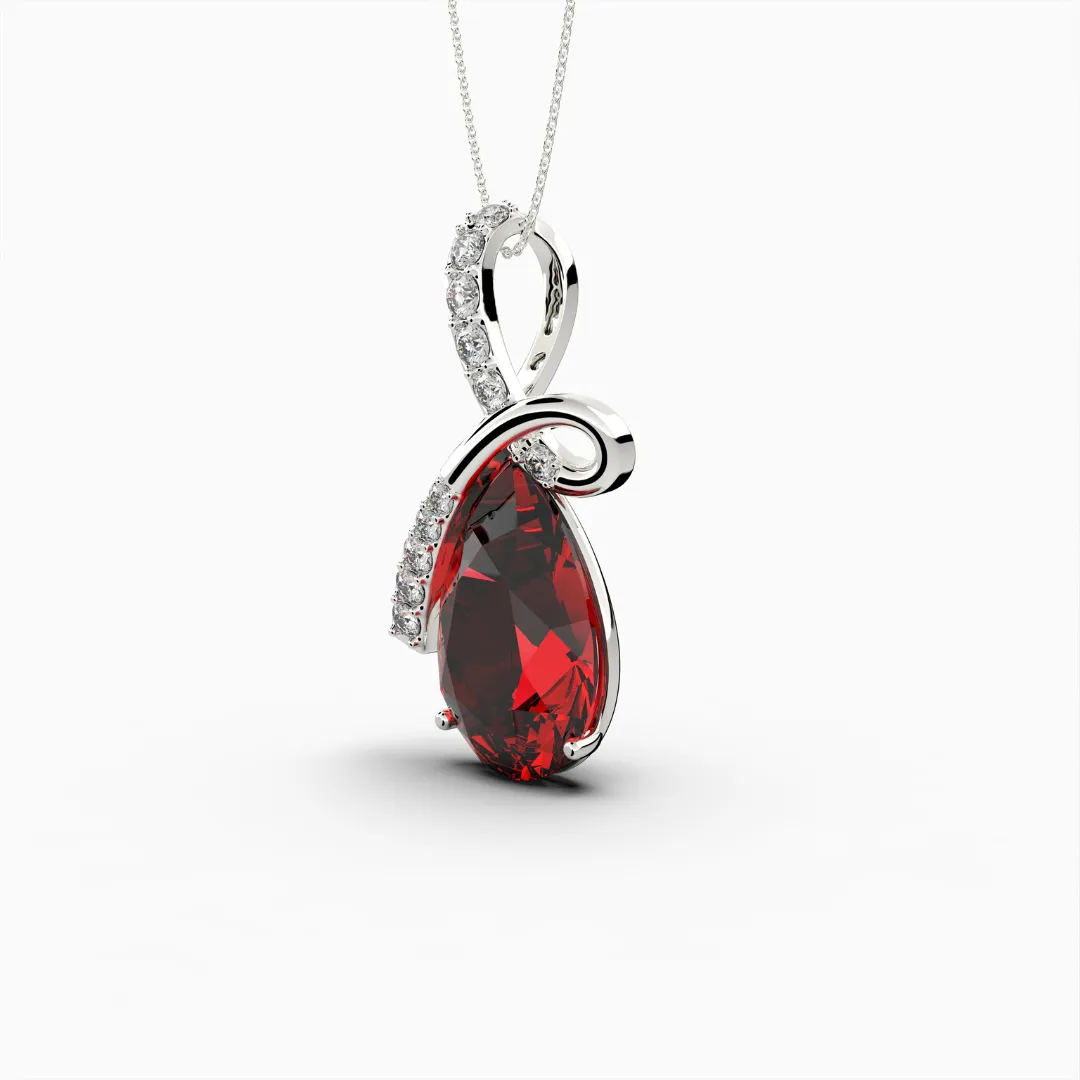 Burmese Ruby Pendants -  Apollinariya
