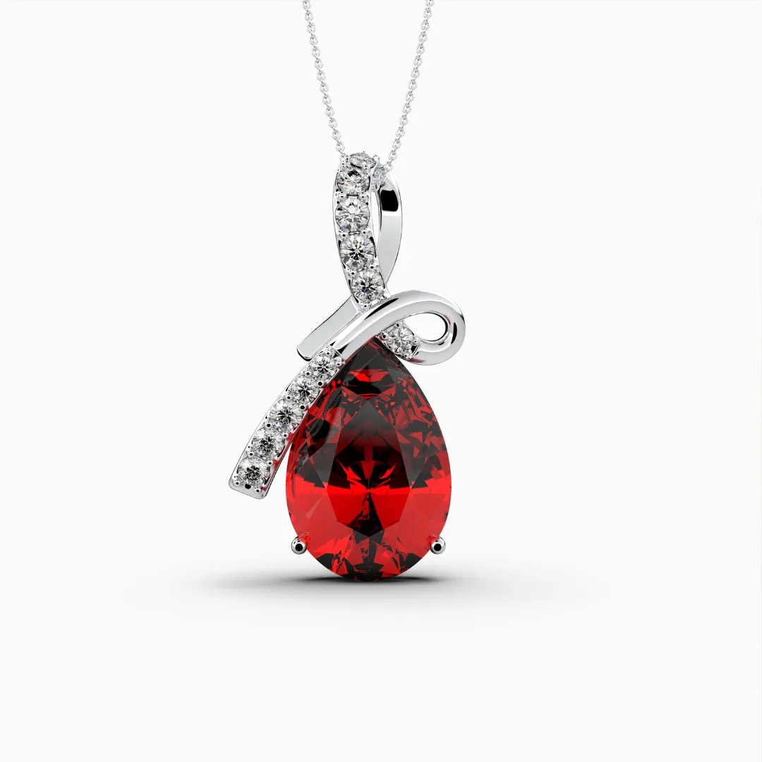 Burmese Ruby Pendants -  Apollinariya