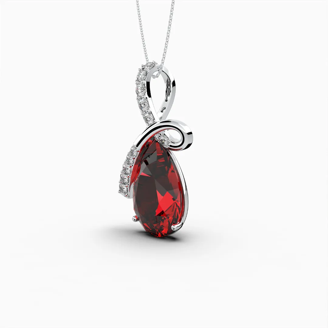 Burmese Ruby Pendants -  Apollinariya