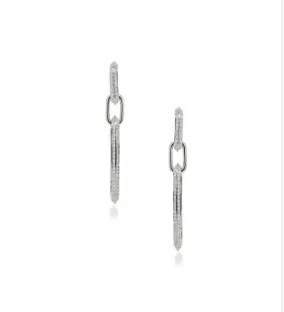 Diamond Link Earrings