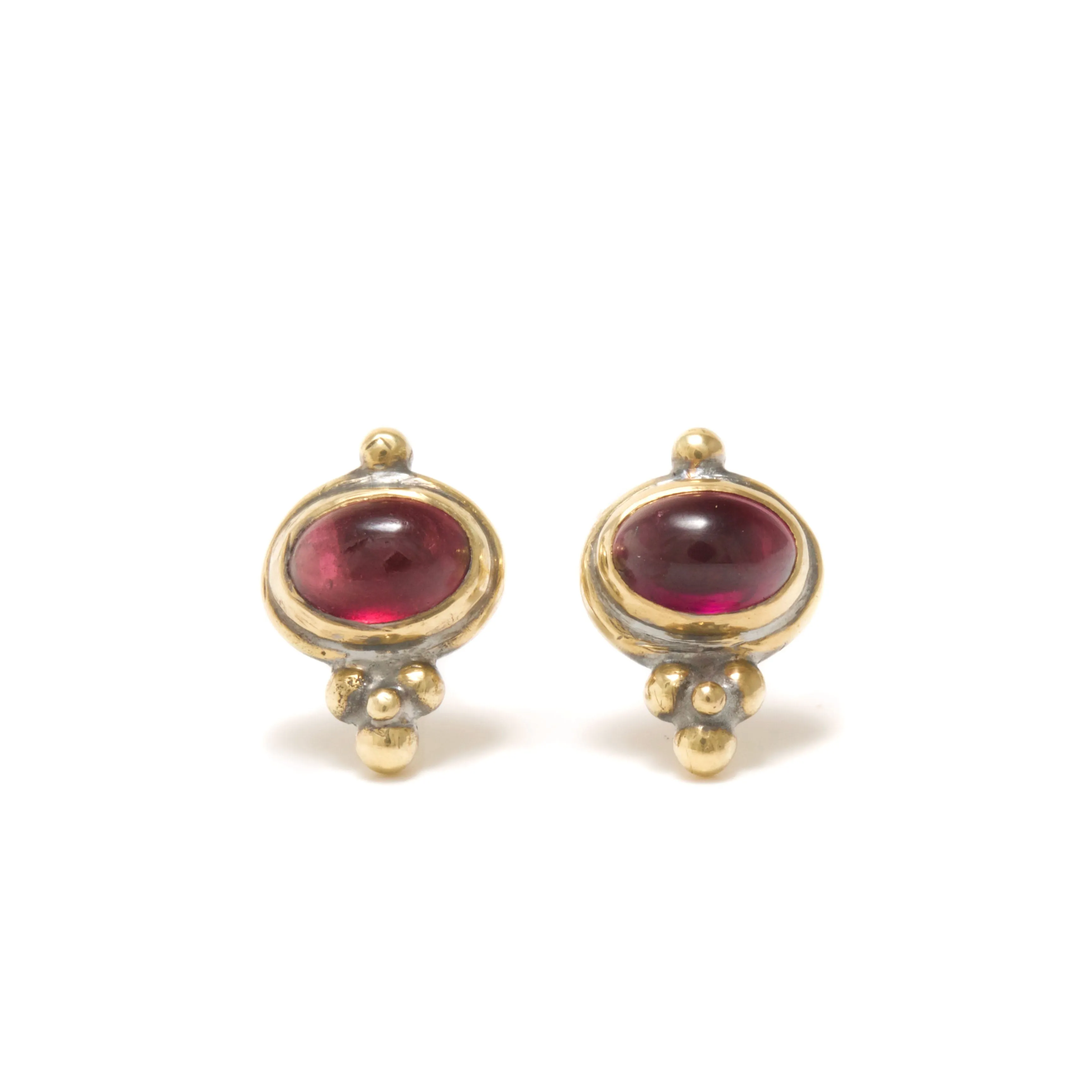 Garnet Stud Earrings