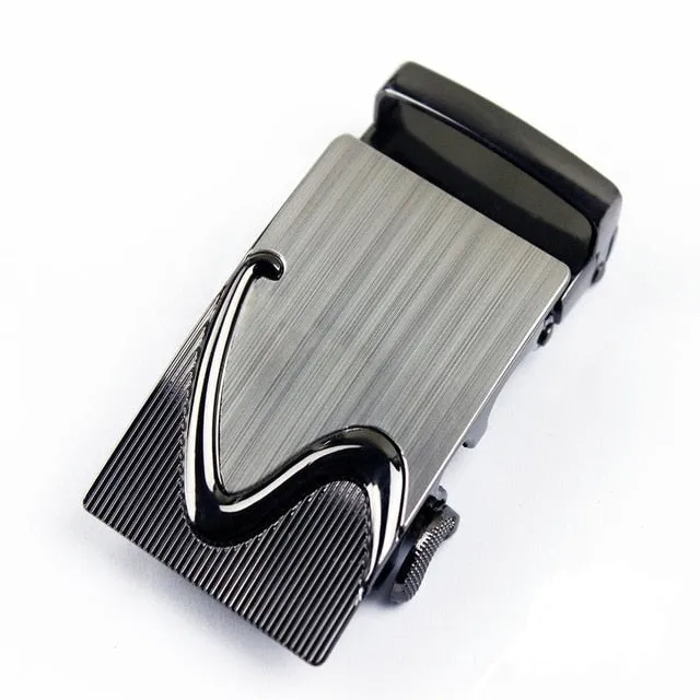 Genuine Leather Belts For Men Automatic Male Belts Cummerbunds Leather Belt Men dropshipping Black Belts cinturon hombre