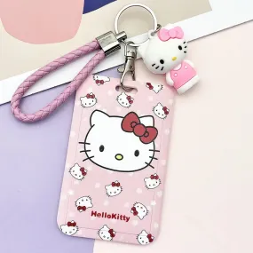 Kawaii Sanrio Card Holder Keychain