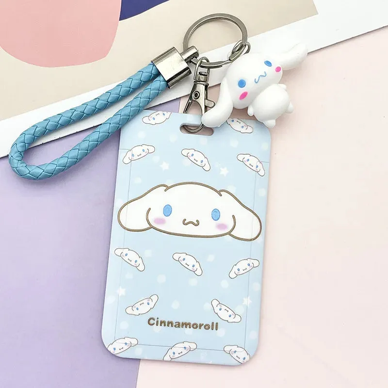 Kawaii Sanrio Card Holder Keychain