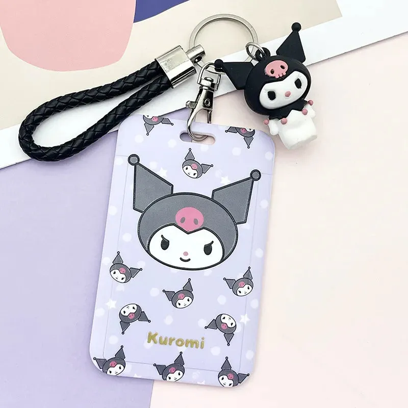 Kawaii Sanrio Card Holder Keychain