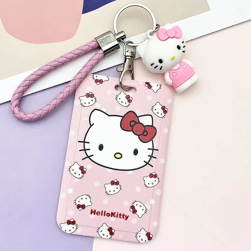 Kawaii Sanrio Card Holder Keychain