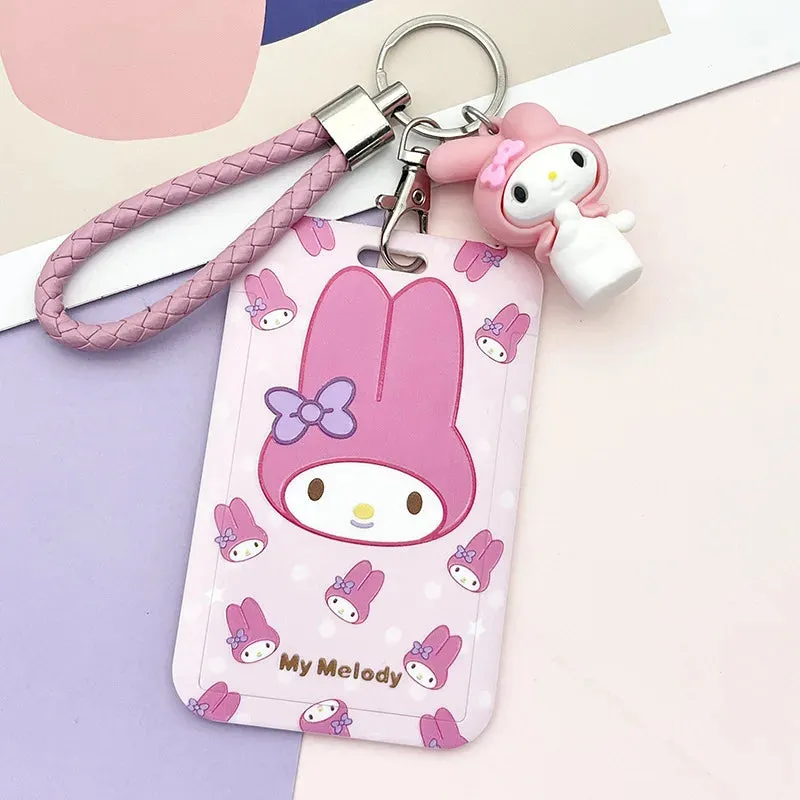 Kawaii Sanrio Card Holder Keychain