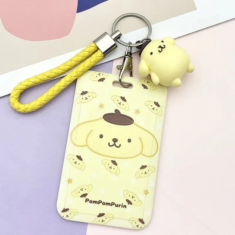 Kawaii Sanrio Card Holder Keychain