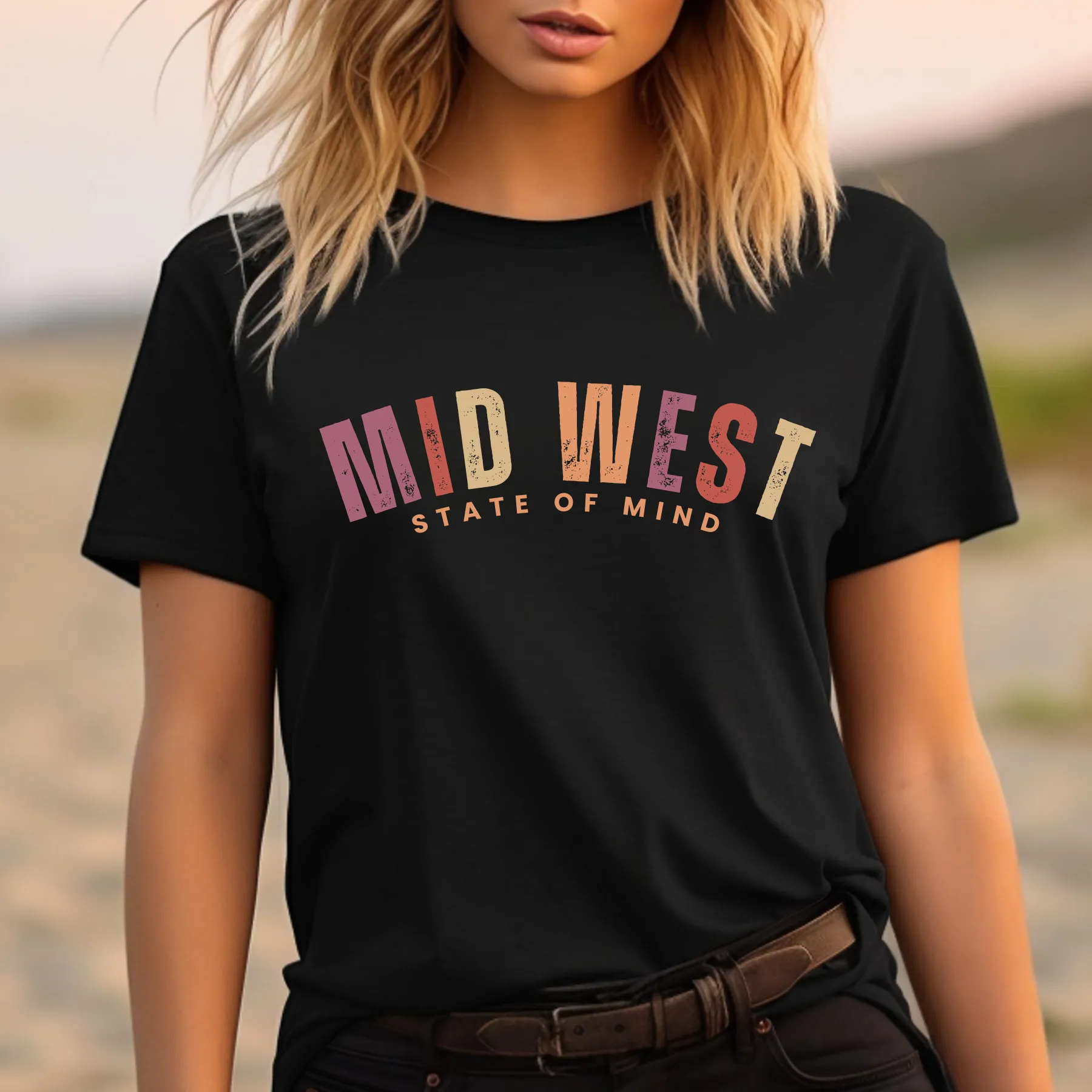 Midwest State of Mind Women's Bella Canvas T-Shirt