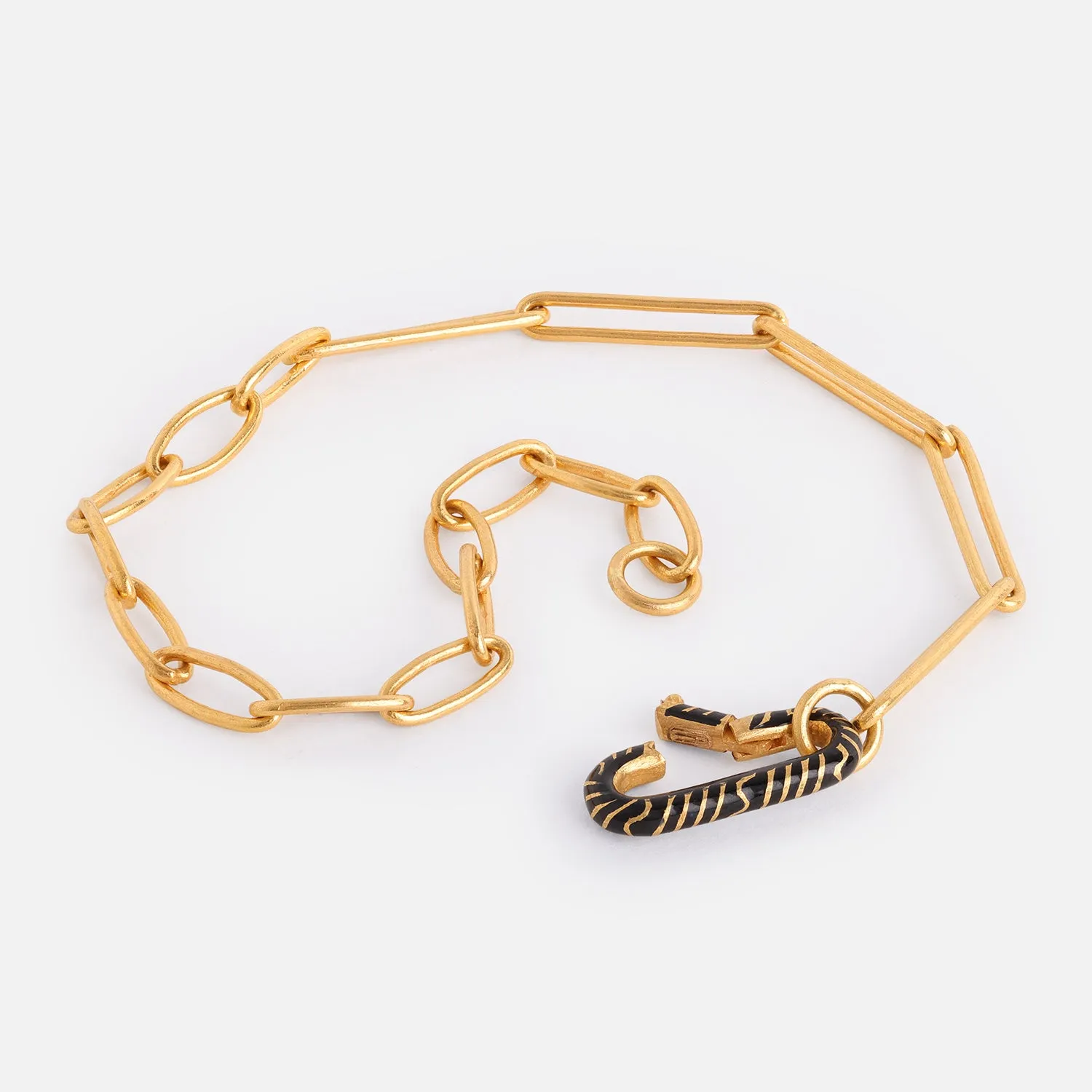 Mixed Link Clasp Bracelet