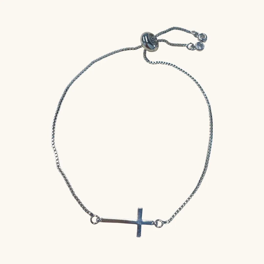 Nikki Smith Design - Cross Slider Bracelets: Gold