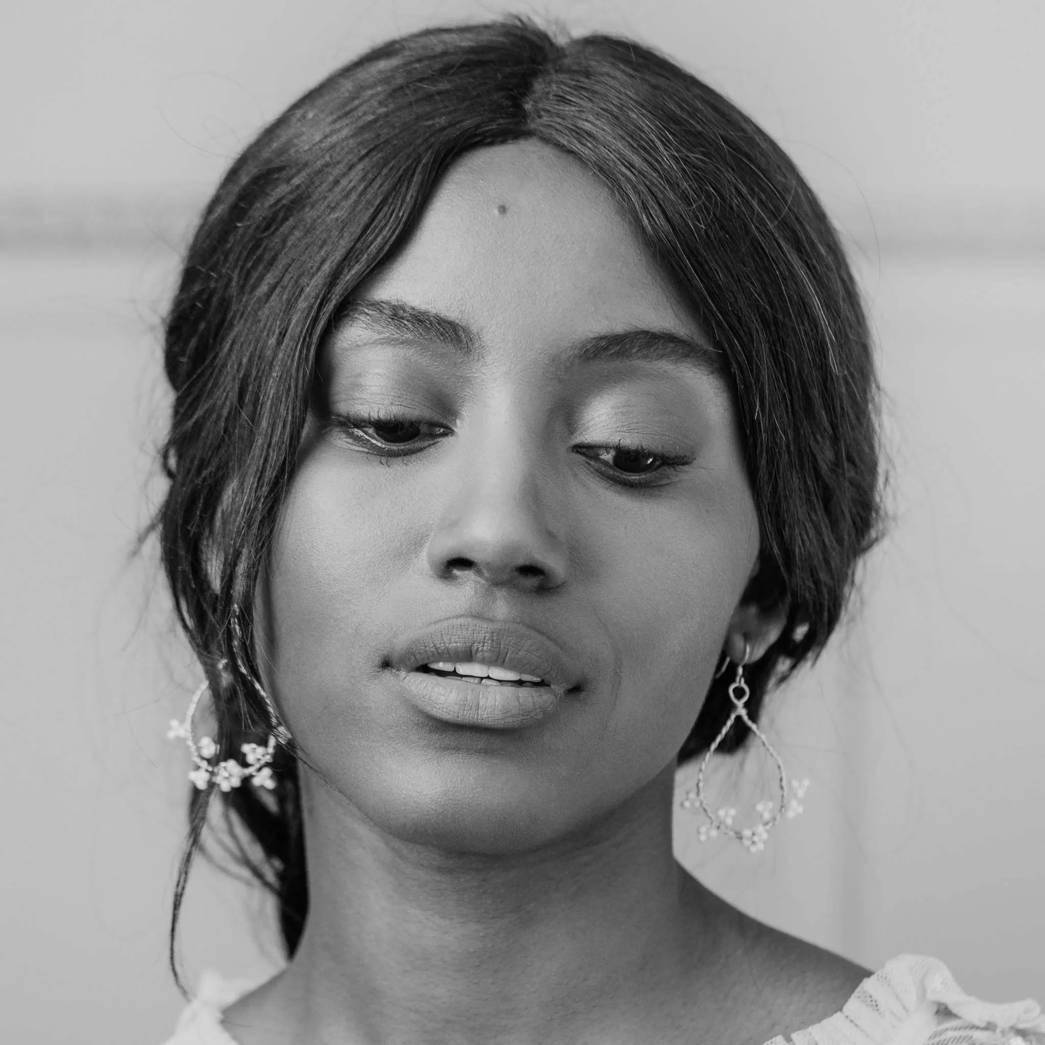 Teardrop wedding earrings - 'Flora'