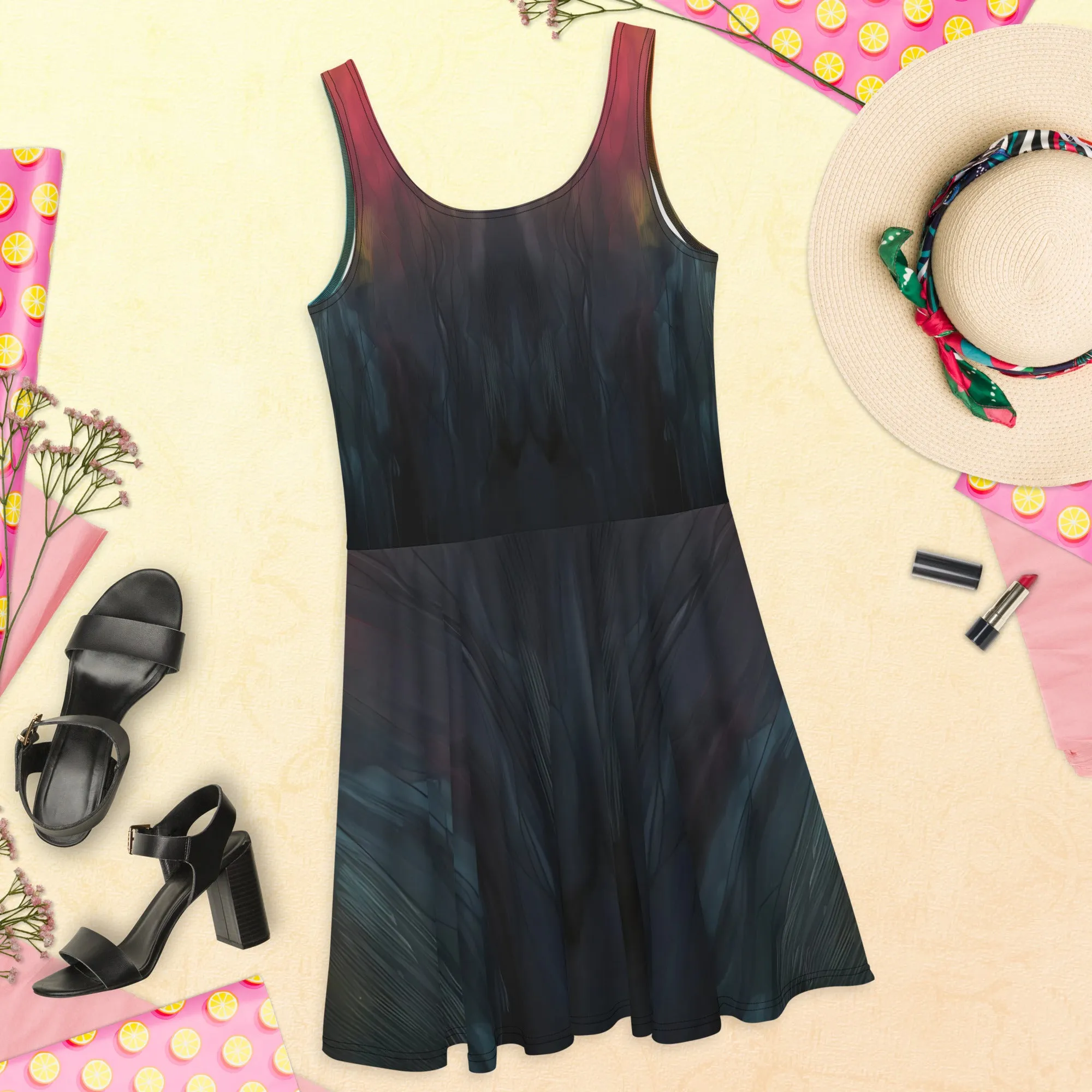 Timeless Faces Skater Dress