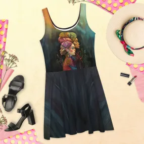 Timeless Faces Skater Dress