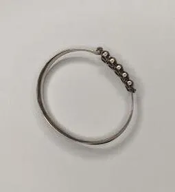 Vintage E.Granit Modernist 1970s Sterling Silver 925 Bangle Bracelet
