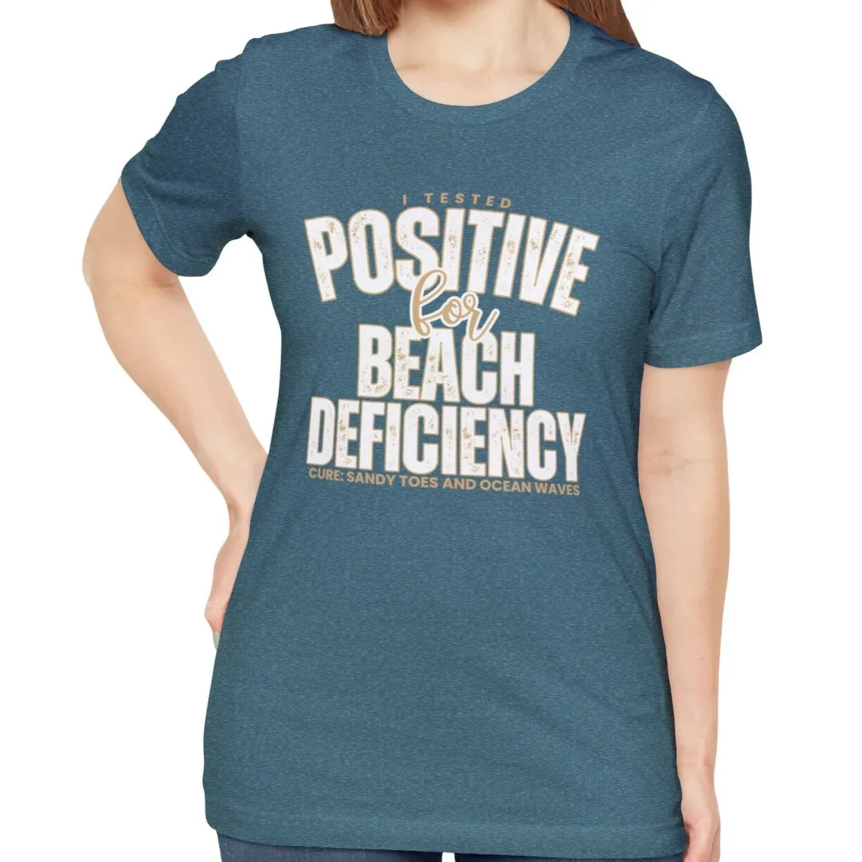 Women's "Beach Deficiency" Bella Canvas T-Shirt