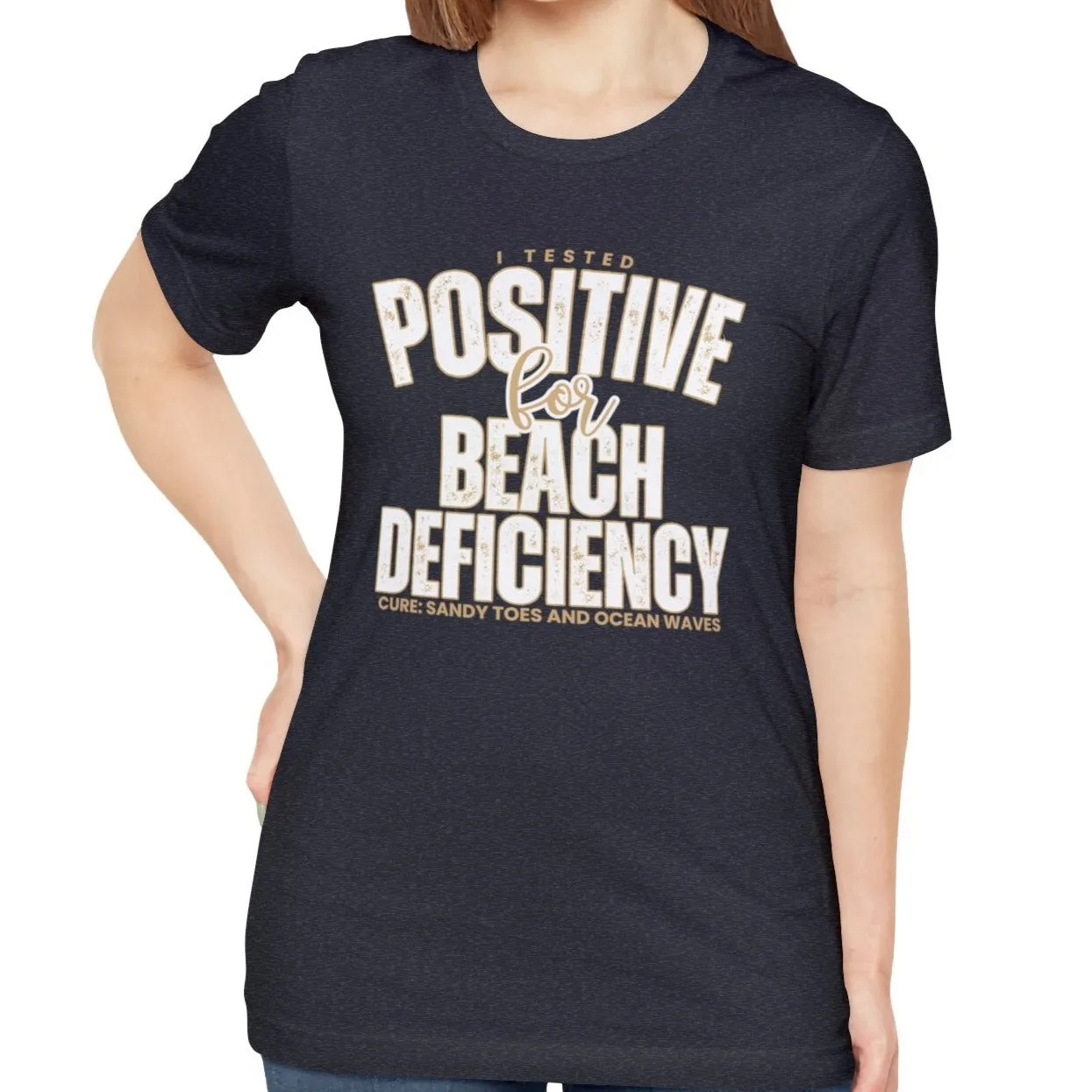 Women's "Beach Deficiency" Bella Canvas T-Shirt