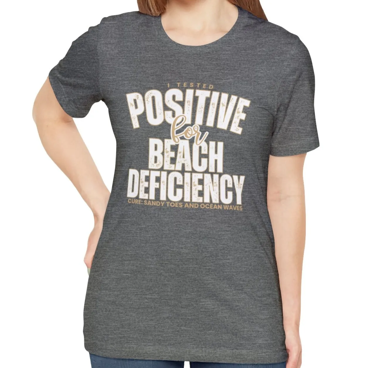 Women's "Beach Deficiency" Bella Canvas T-Shirt