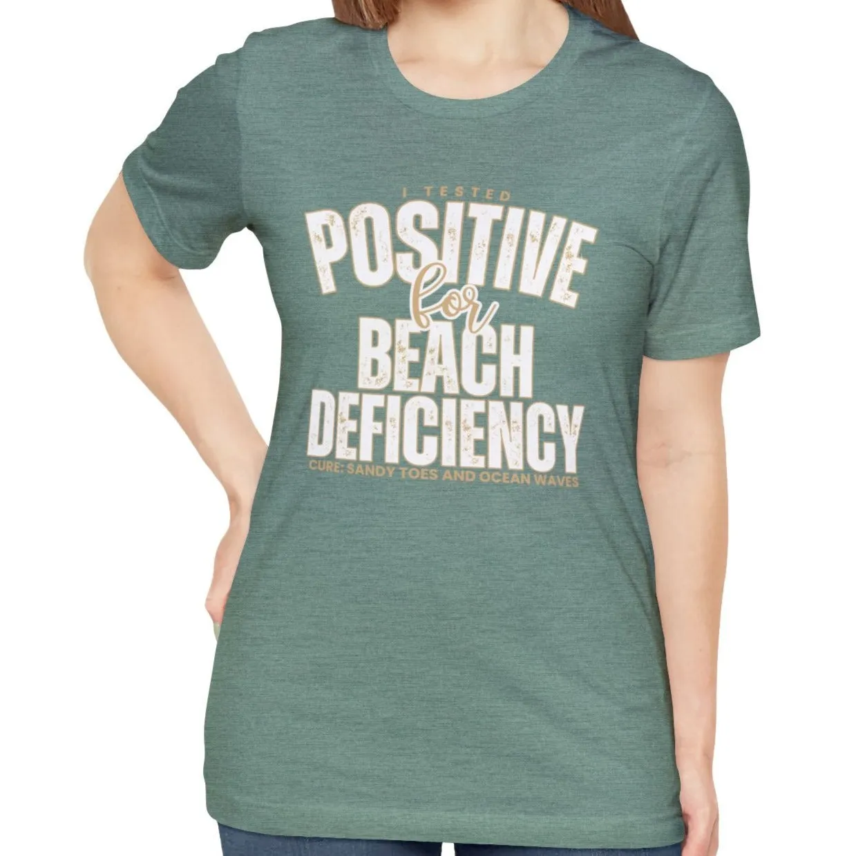 Women's "Beach Deficiency" Bella Canvas T-Shirt