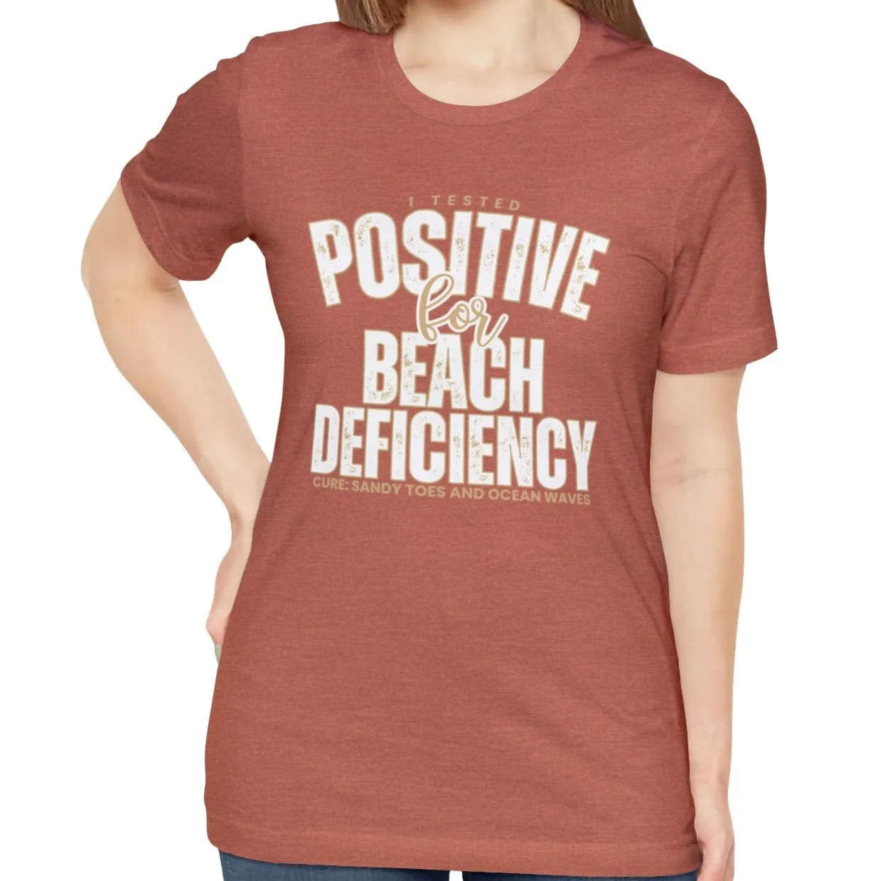 Women's "Beach Deficiency" Bella Canvas T-Shirt