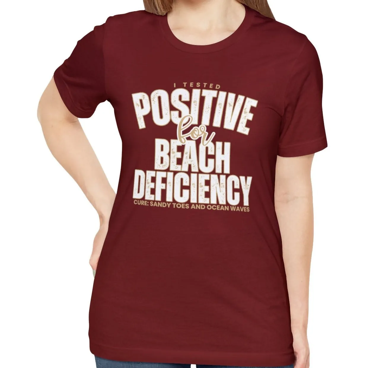 Women's "Beach Deficiency" Bella Canvas T-Shirt