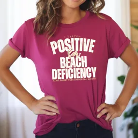 Women's "Beach Deficiency" Bella Canvas T-Shirt