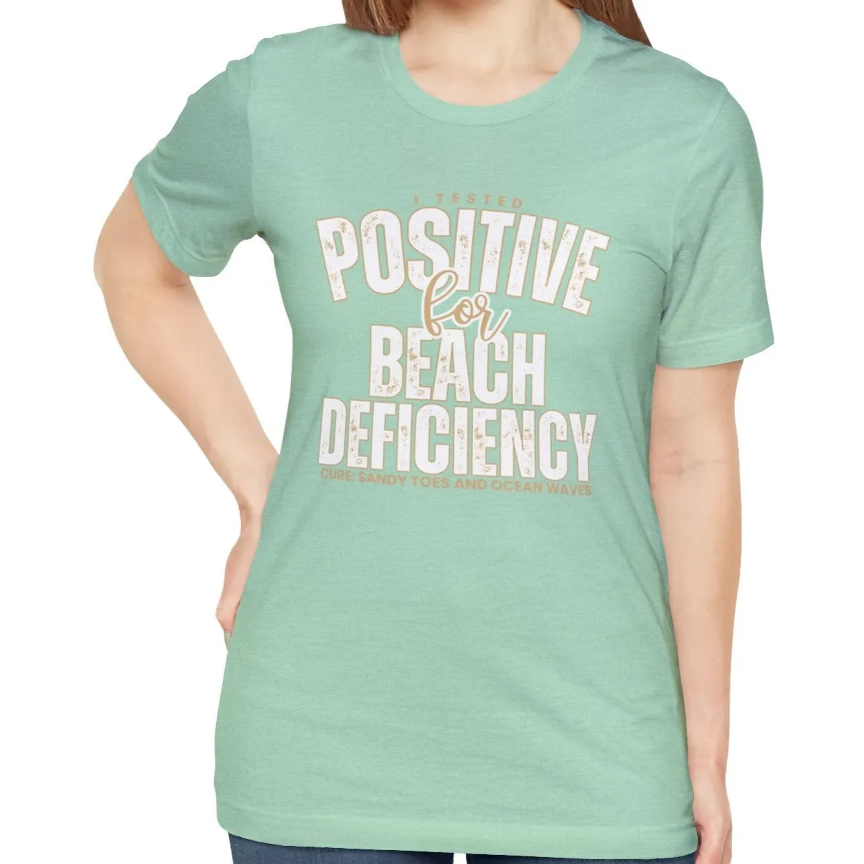 Women's "Beach Deficiency" Bella Canvas T-Shirt